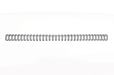 Wire A4 2:1 23 loop no.16 svart 25 mm 1"