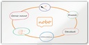 Whiteboard Premium Plus Emalj 2000 x 1000 mm