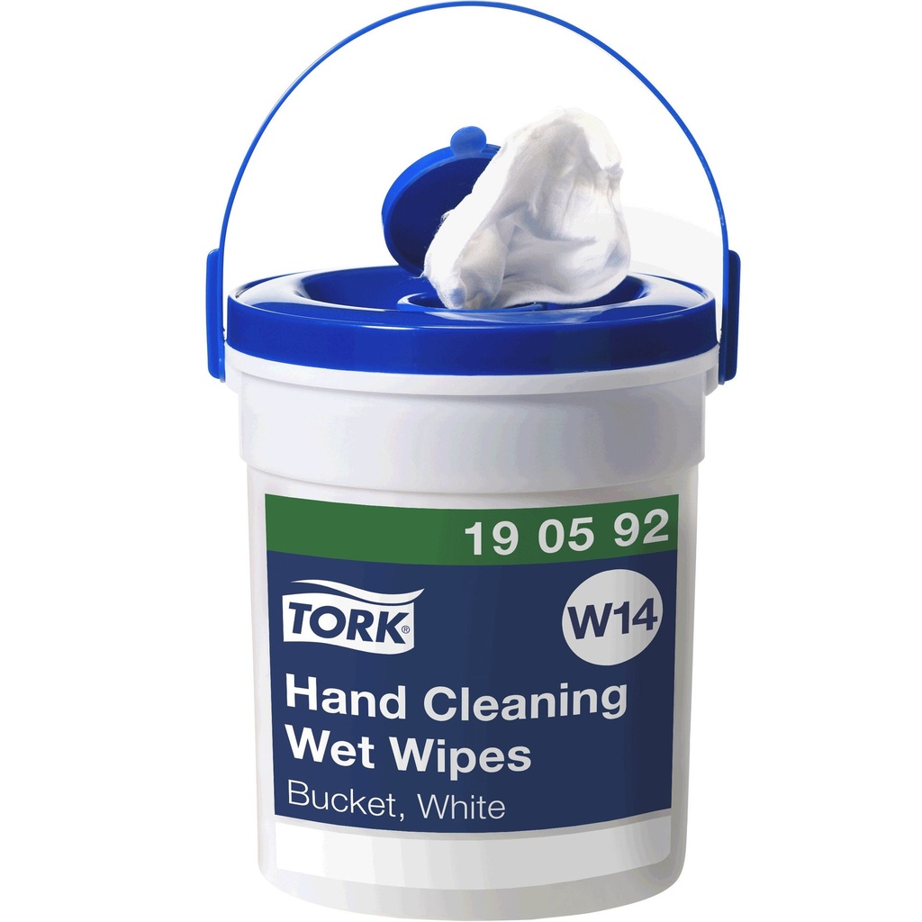 Våtdukar Handrengöring Premium Tork W14 i hink
