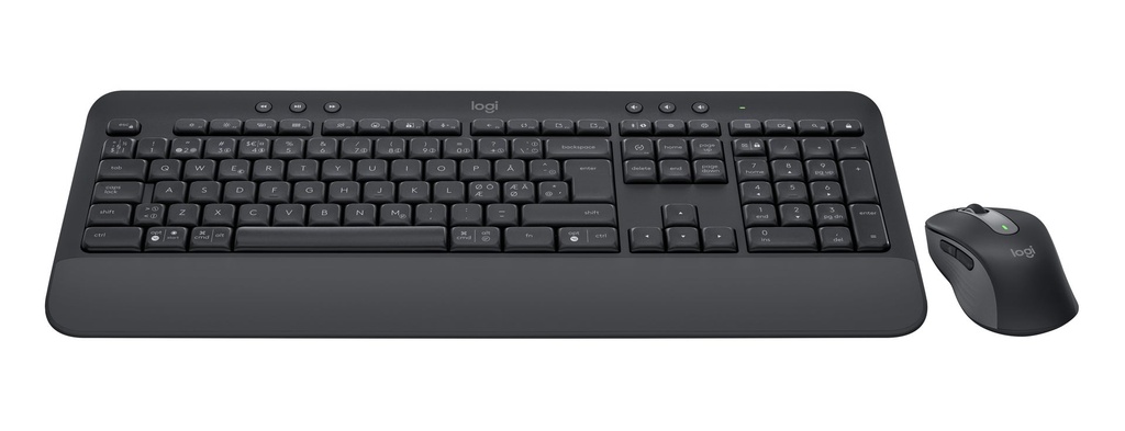 Tangentbord och mus Signature MK650 Graphite