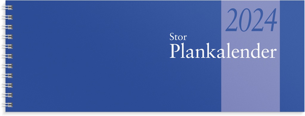 Stor Plankalender spiralb 2024