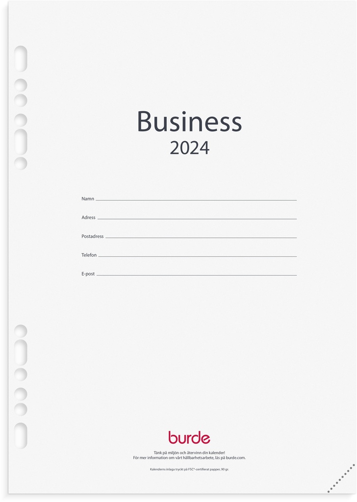 Business kalendersats 2024