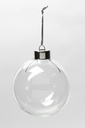 Glaskulor 8cm transparent 6/fp