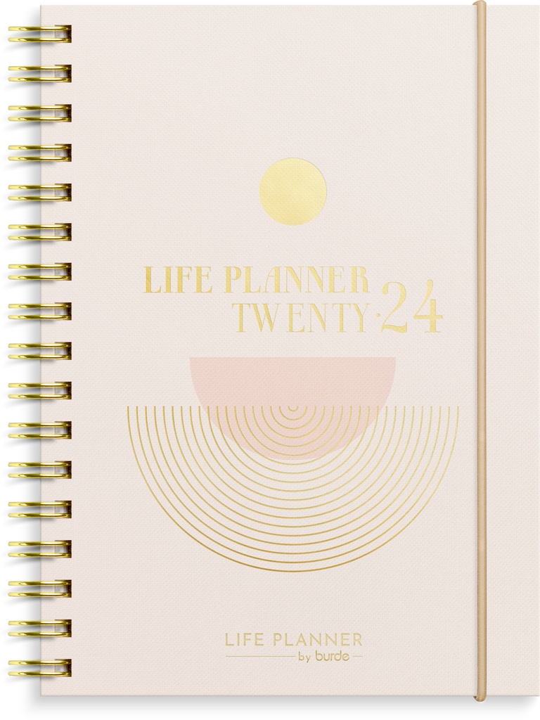 Life Planner Pink A6 2024