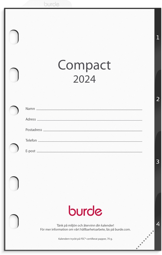 Kalender 2024 Compact grund