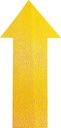 Golvmarkering  "Pil" gul 10 st/fp