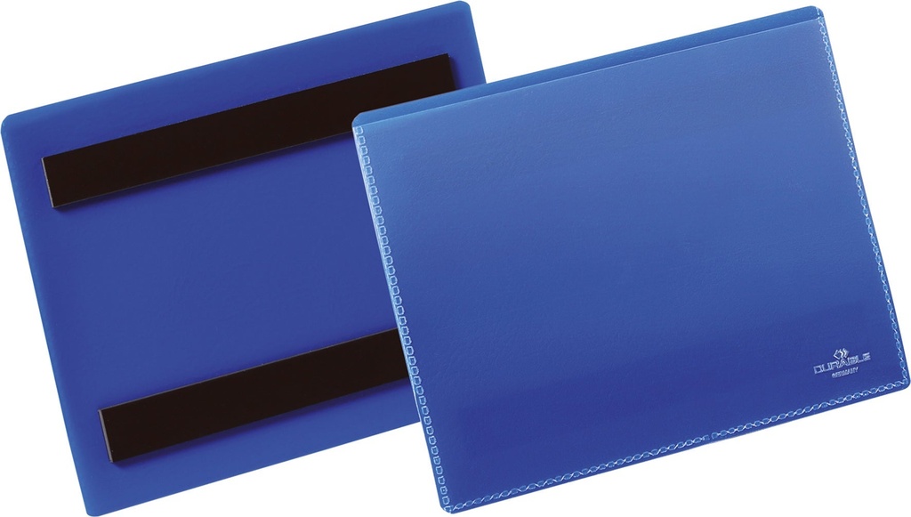 Plastficka A6L magnetisk Blå 50 st/fp