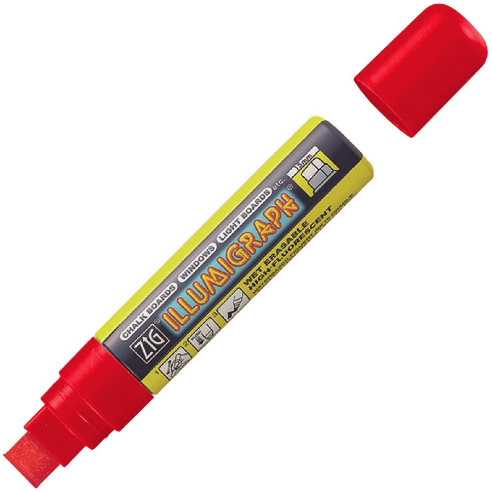Märkpenna ZIG Illumigraph PMA-720 15 mm Röd