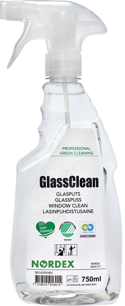 GlassClean fönsterputs, 750 ml