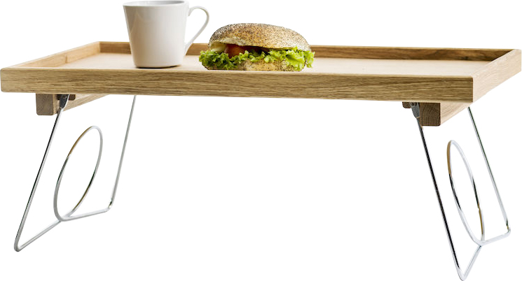 Sängbricka med hopfällbara ben