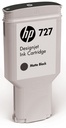 Bläckpatron HP No 727 mattsvart 300 ml