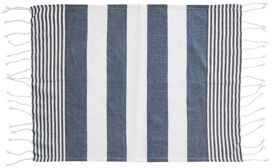 Hamam handduk 50x70 cm blå