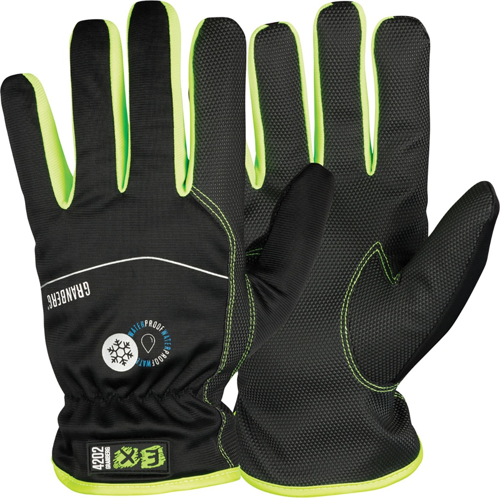 Montagehandskar varm. Touch.10