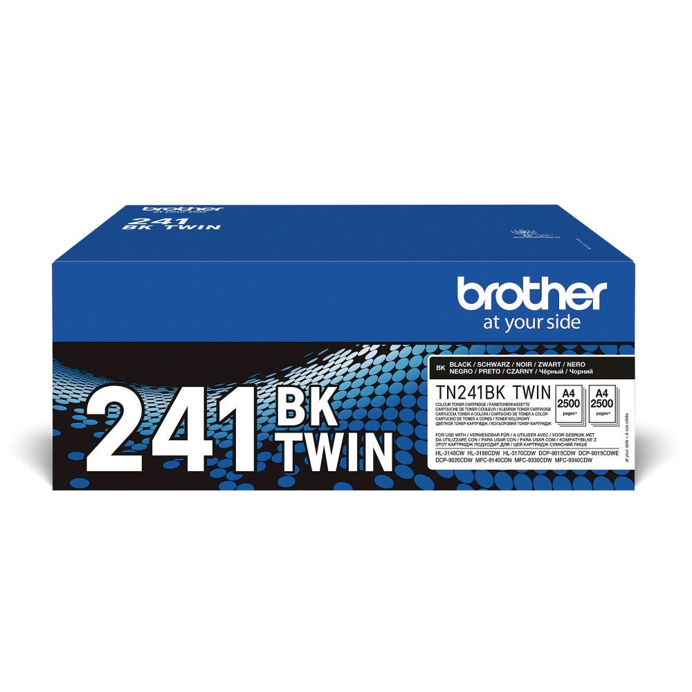 Toner TN241BK Svart 2-pack