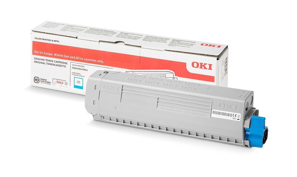 Toner OKI C824 Cyan