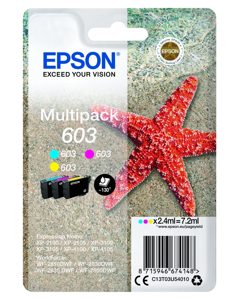 Bläck Epson T03U/603 Multipack