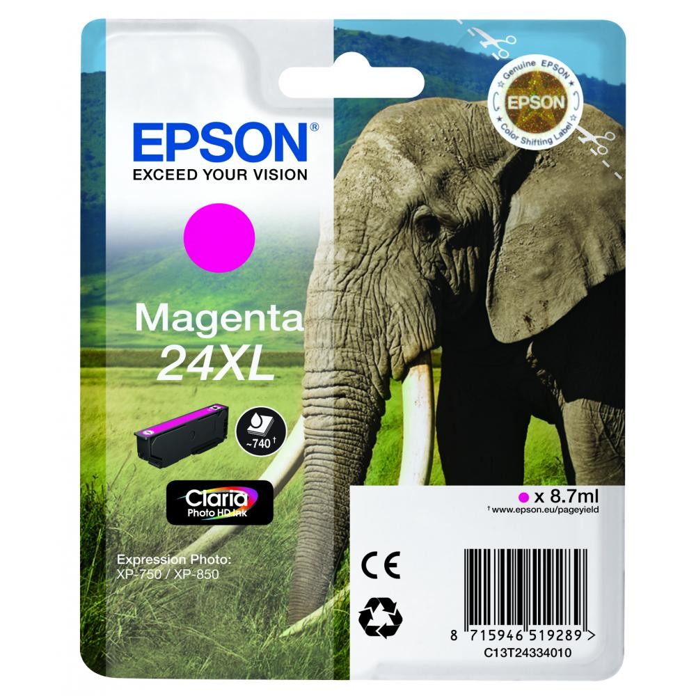 Bläck Epson T2433 Magenta