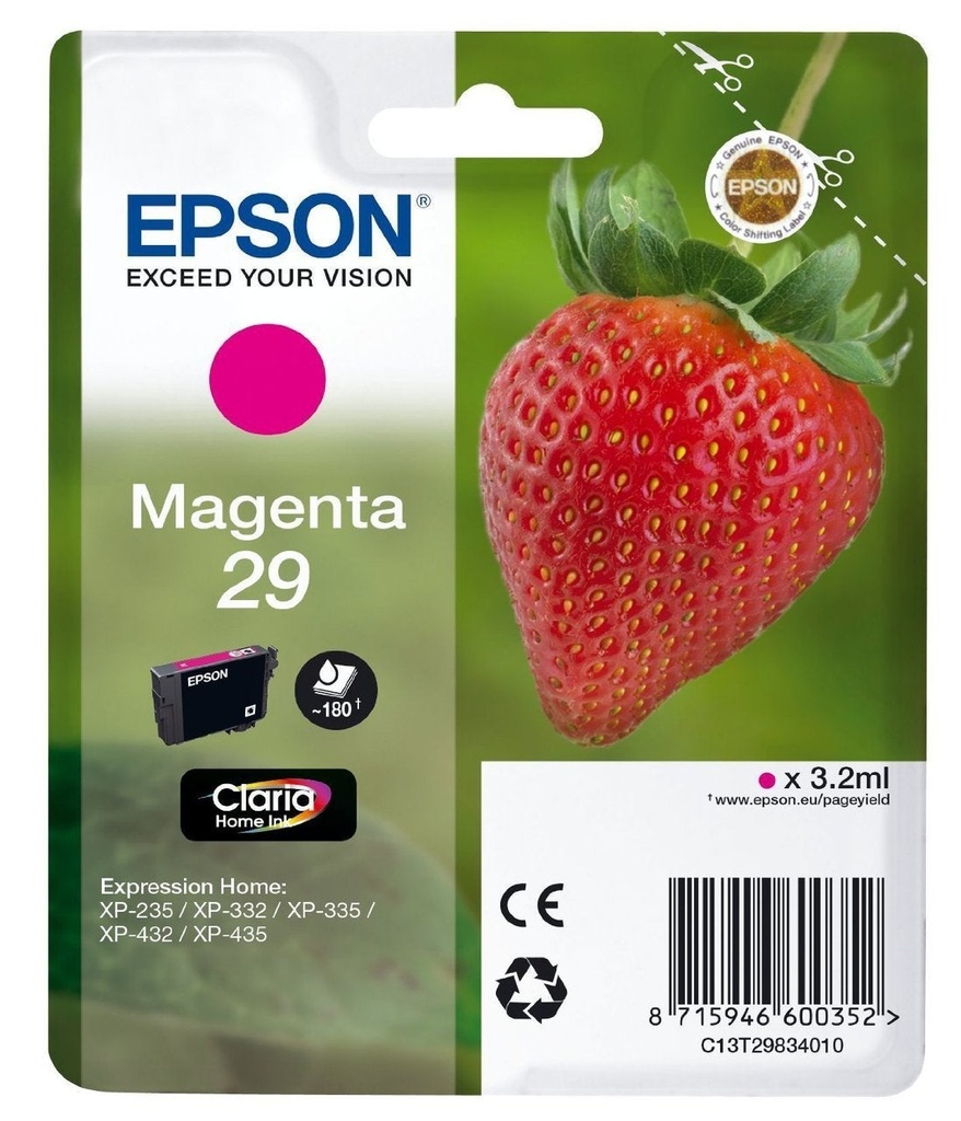 Bläckpatron Epson 29 Magenta