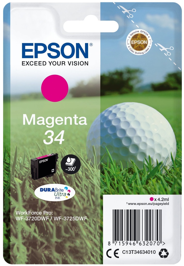 Bläckpatron Epson T3463 Magenta