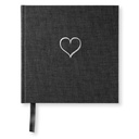 Anteckningsbok Paperstyle Event Edition Heart Black