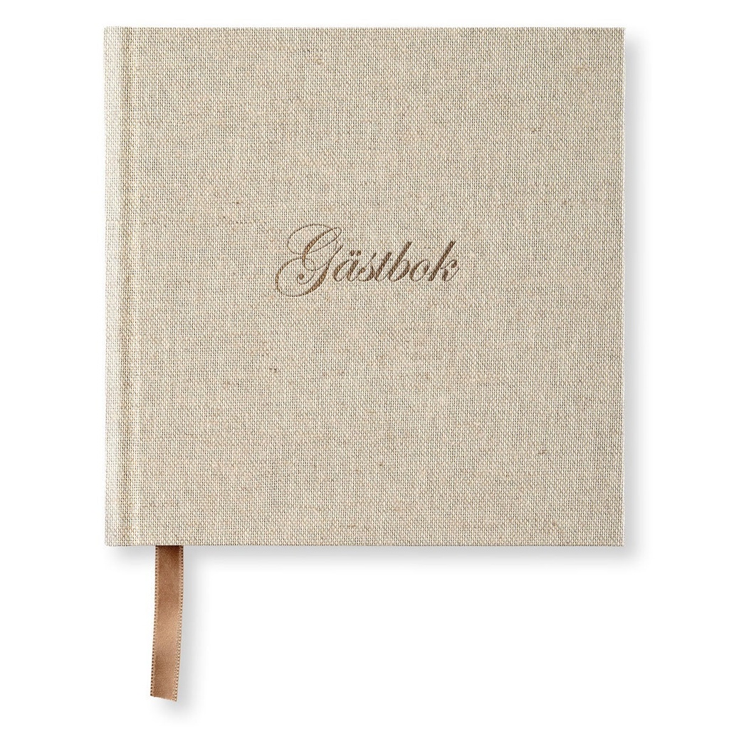 Gästbok Paperstyle Rough linen