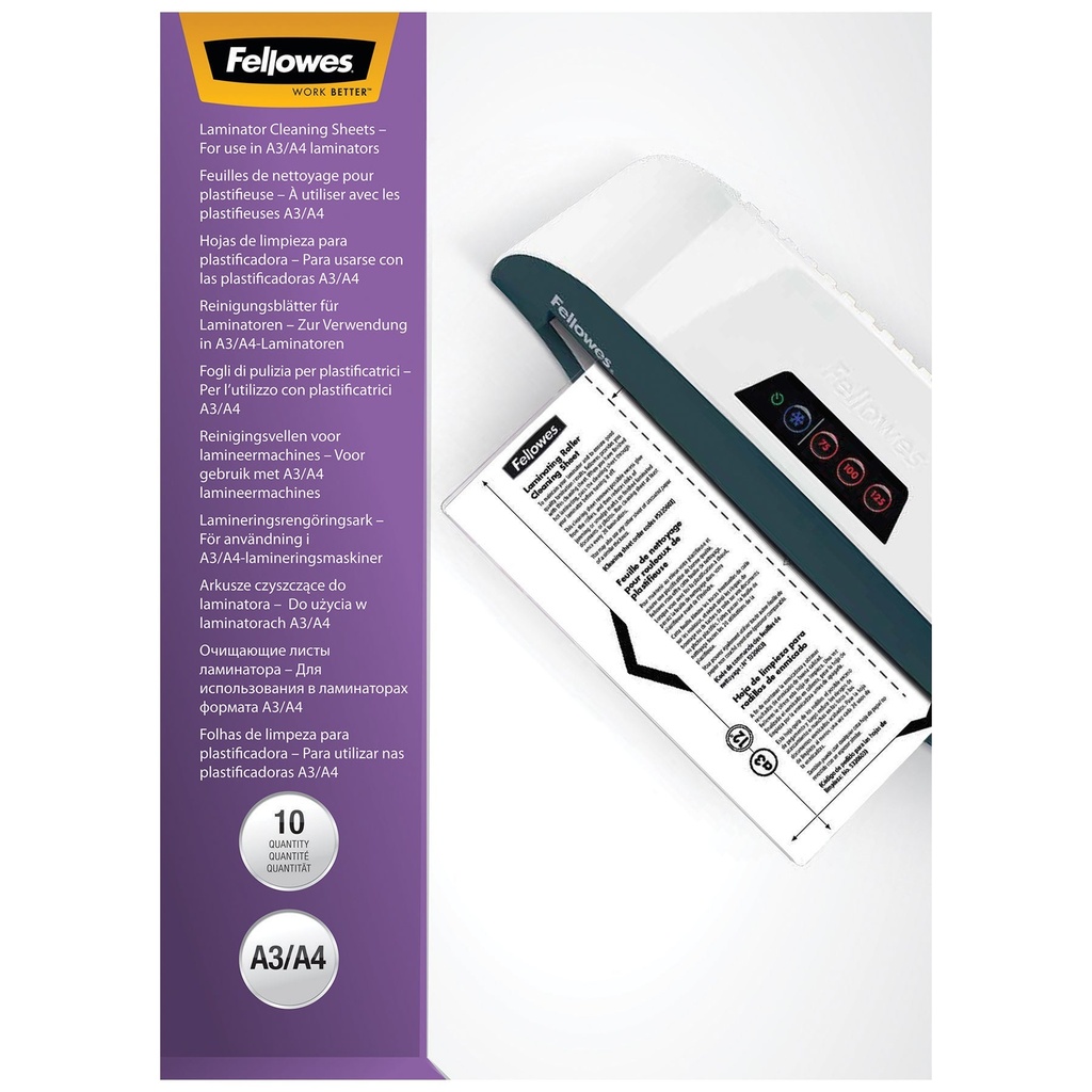 Rengöringsark laminator A4