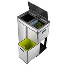 Sorteringskärl EKO Recycle Mirage Plus 30+15+15 liter