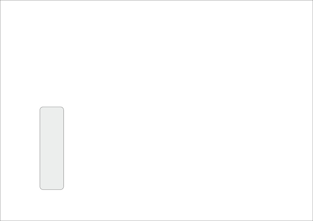 Kuvert C4 V2 vita remsa 500/kt