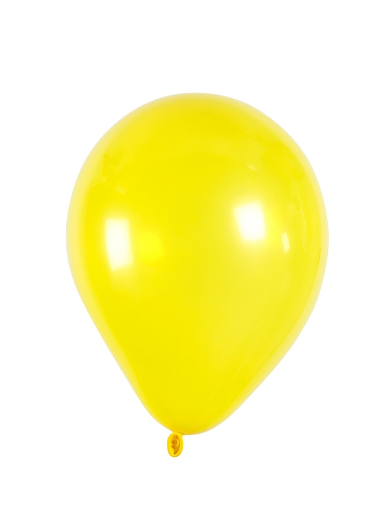 Ballonger runda 23 cm 10/fp Gul