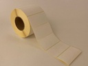 Thermoetikett 70x34 mm kärna 40 mm 1000st/rl