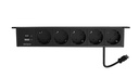 Underbordet-5eluttag + A+C USB