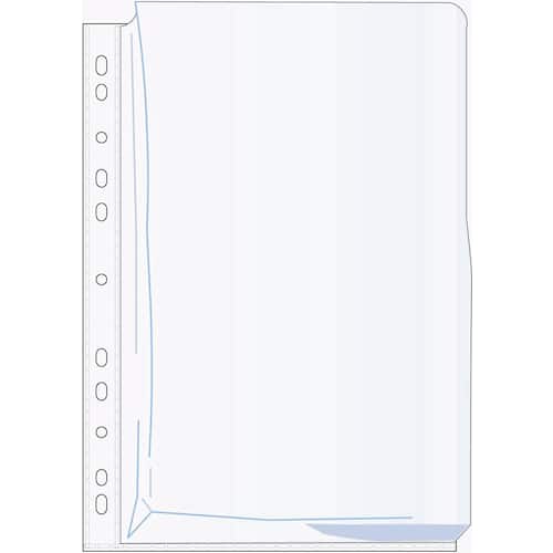 Plastficka bälg PP präglad 0,17 A4 25/fp (kopia)