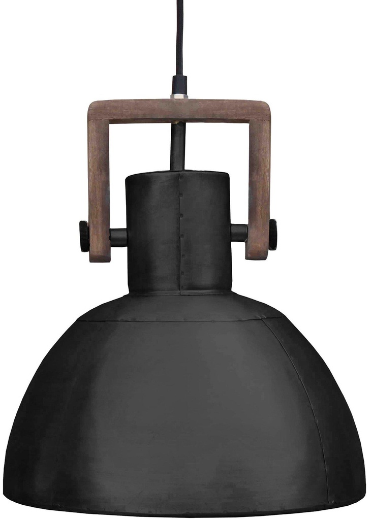 Tak/Fönsterlampa Single Ashby Pale Svart Zink 29 cm