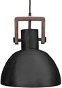 Tak/Fönsterlampa Single Ashby Pale Svart Zink 29 cm