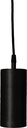 Fönsterlampa Ample Matt Svart 15 cm