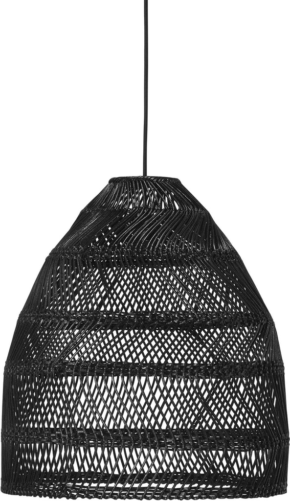 Taklampa / Takskärm Maja Wicker svart 53 cm