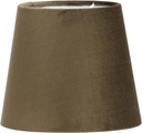Lampskärm Sammet Mia Brun 17cm