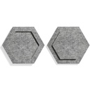 Ljudabsorbent Edge 2-pack grått