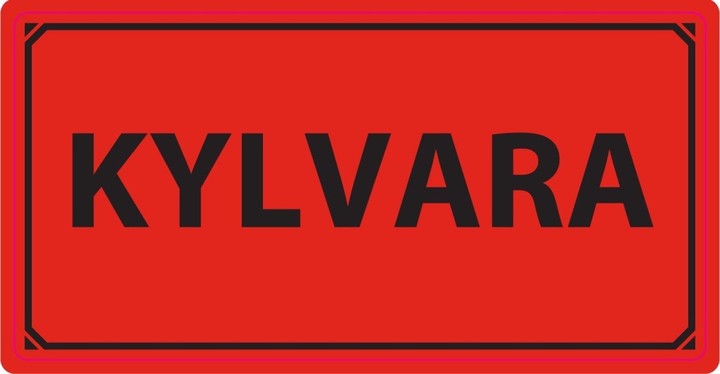 Varningsetikett Kylvara 1000/rl
