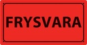Varningsetikett Frysvara 1000/rl