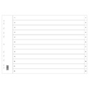 Register plast A3L vit 1-12