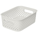 Förvaringslåda Essence S 20,5x14,5x7,5cm Vit