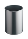 Papperskorg metall 15 liter Silver