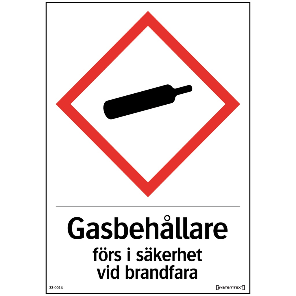 Dekal Gasbehållare A6