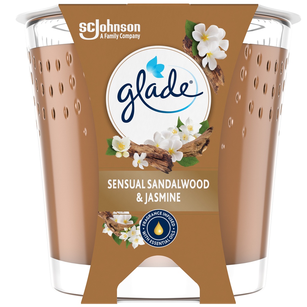 Glade Doftljus Sandalw/J 112g