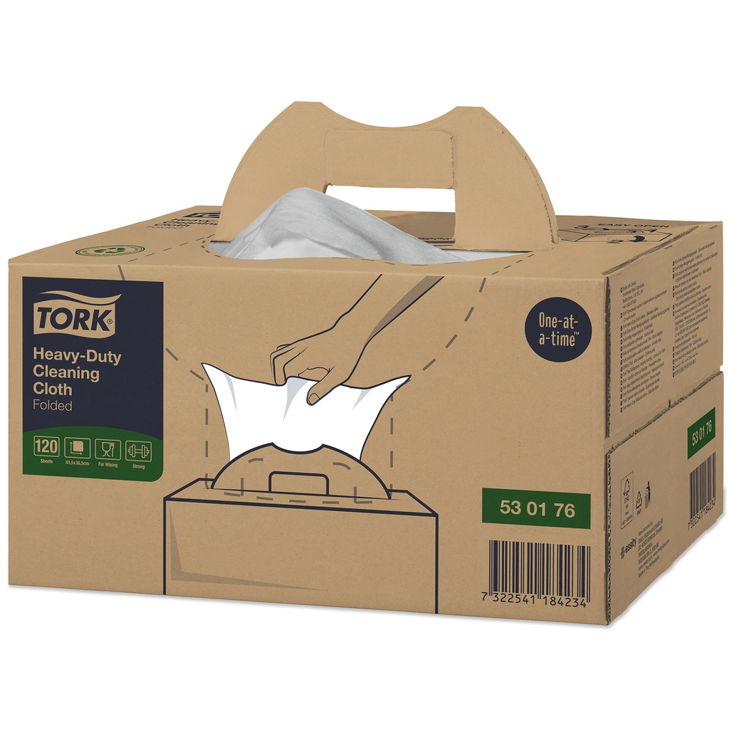 Rengöringsduk Tork W7 vit 120
