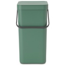 Avfallshink Sort&Go F.Green16L