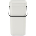 Avfallshink Sort&Go Ljusgrå12L