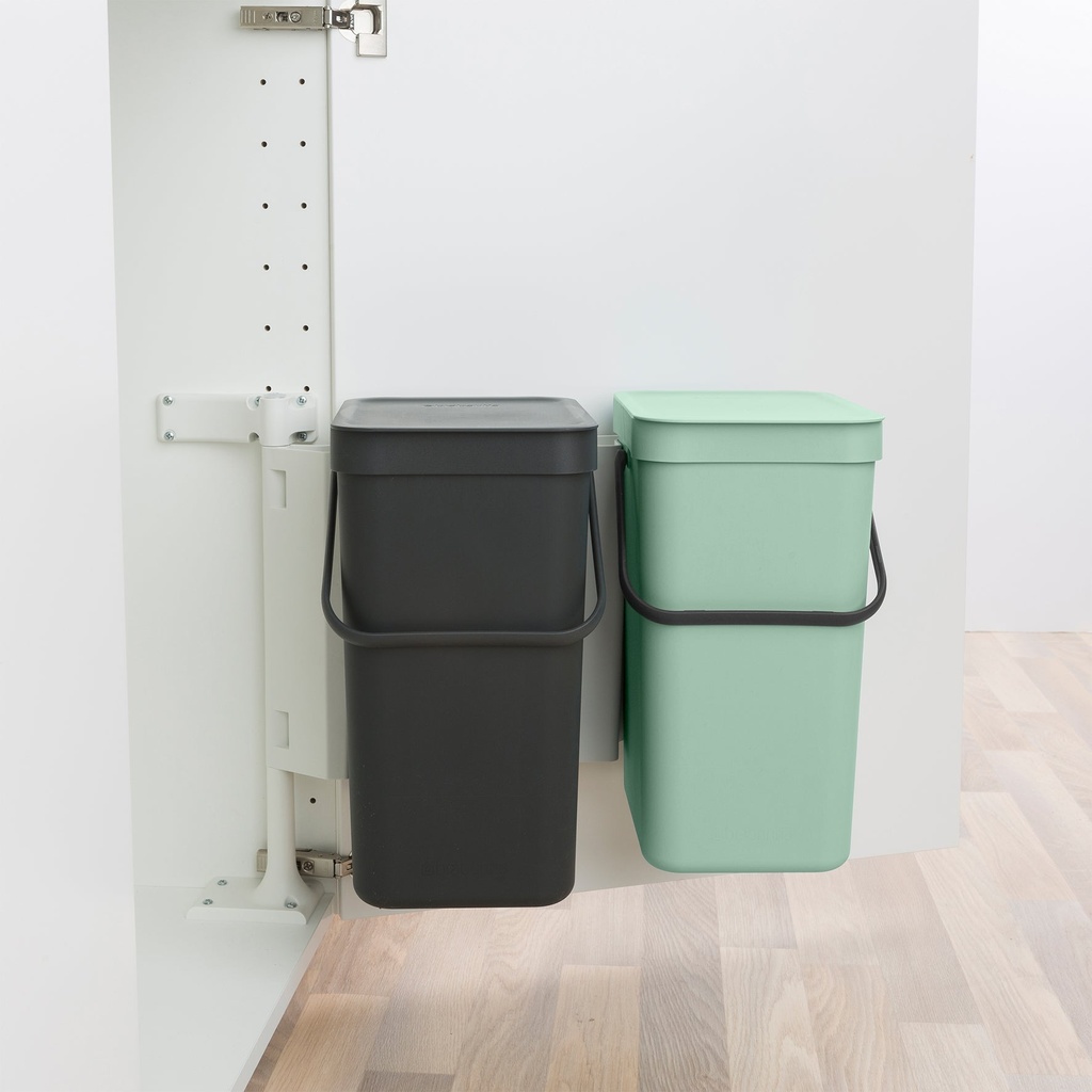 Sort&Go Väggmonteringsbar 2x12 l