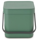Avfallshink Sort&Go F.Green 6L